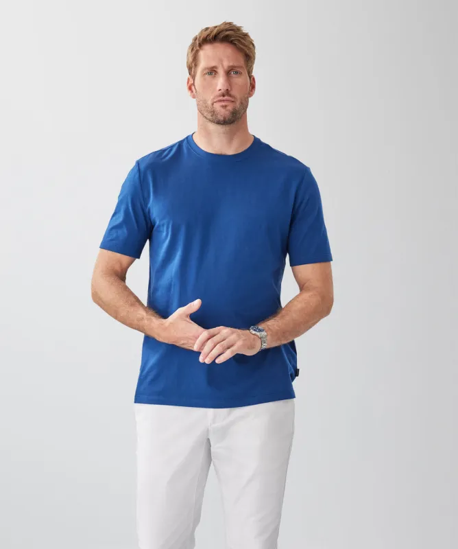 Basic Crew T-shirt - Dark Blue sold by GAZMAN