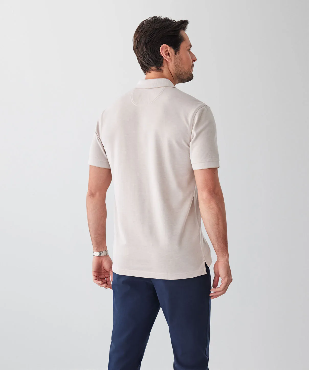 Oxford Pocket Polo - Taupe sold by GAZMAN product image thumbnail 2