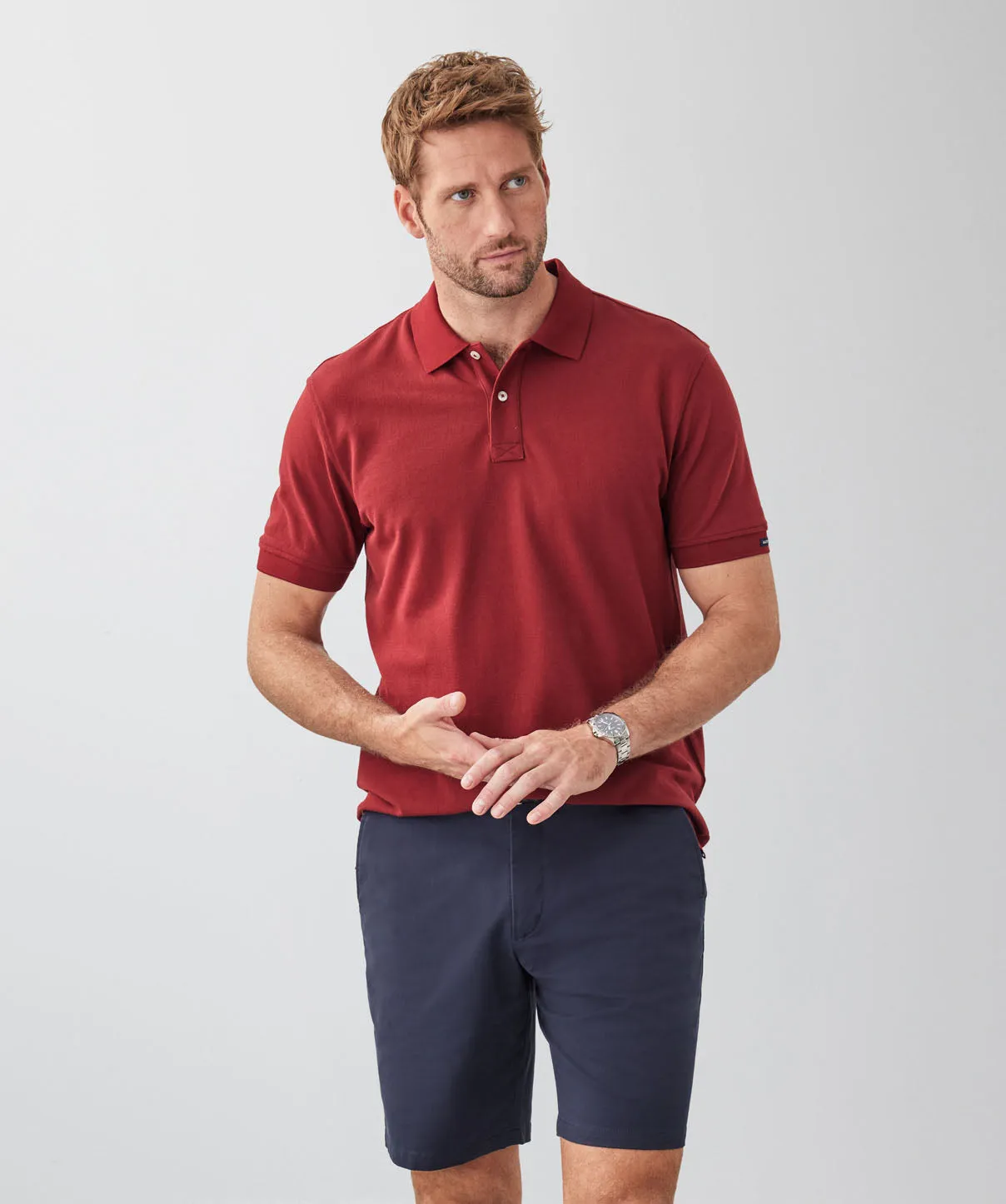 Classic Pique Polo - Wine sold by GAZMAN