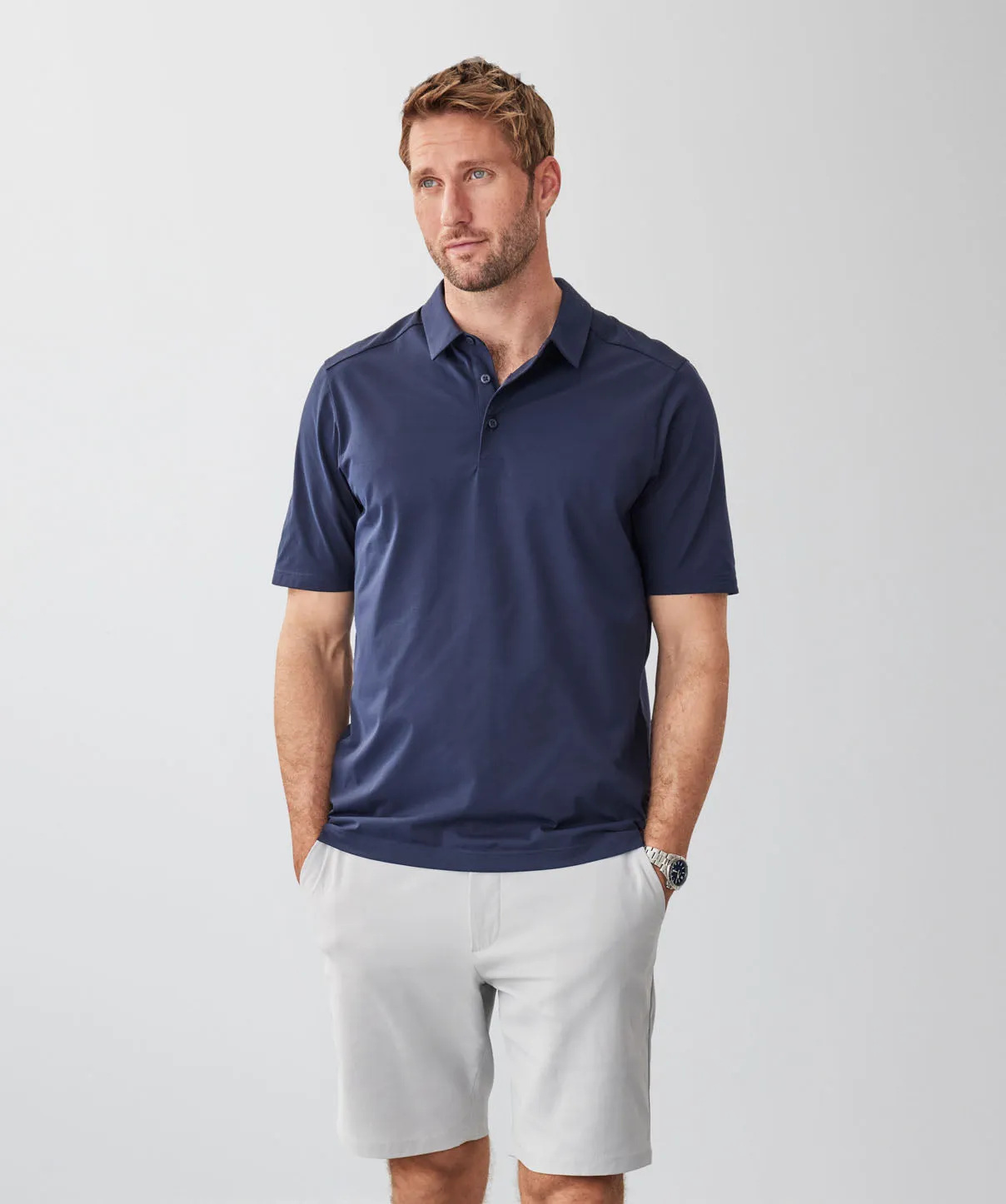GAZFLEX Panel Polo - Navy sold by GAZMAN