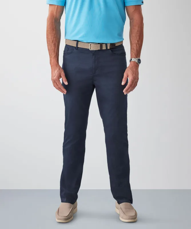 Featherweight Five Pocket Pants - Navy sold by GAZMAN