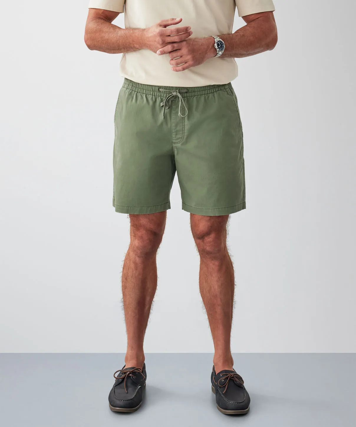 Throw on Shorts - Khaki sold by GAZMAN