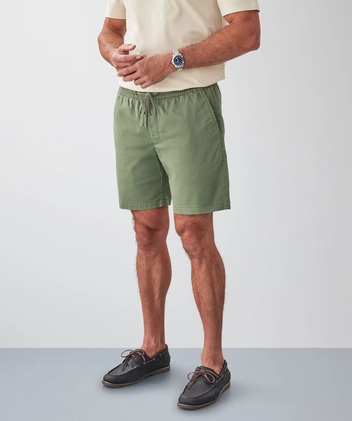 Throw on Shorts - Khaki sold by GAZMAN product image thumbnail 5