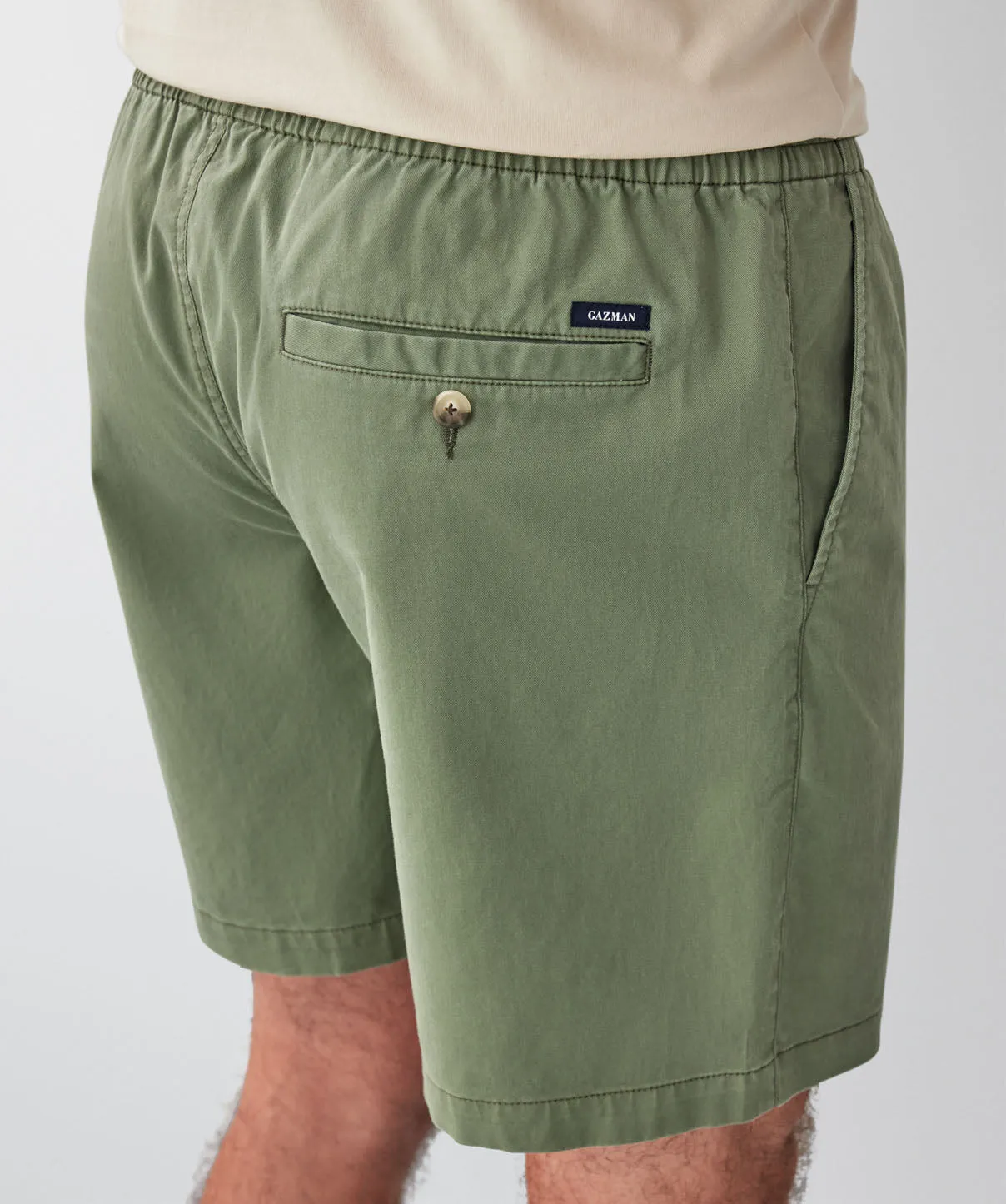 Throw on Shorts - Khaki sold by GAZMAN product image thumbnail 3