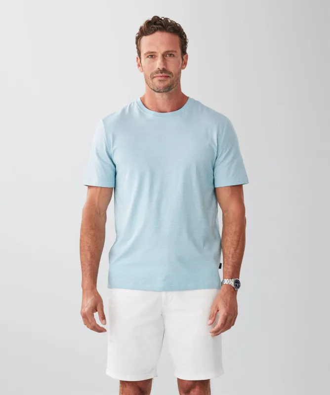 Weekend Stripe Crew T-shirt - Sea Green sold by GAZMAN