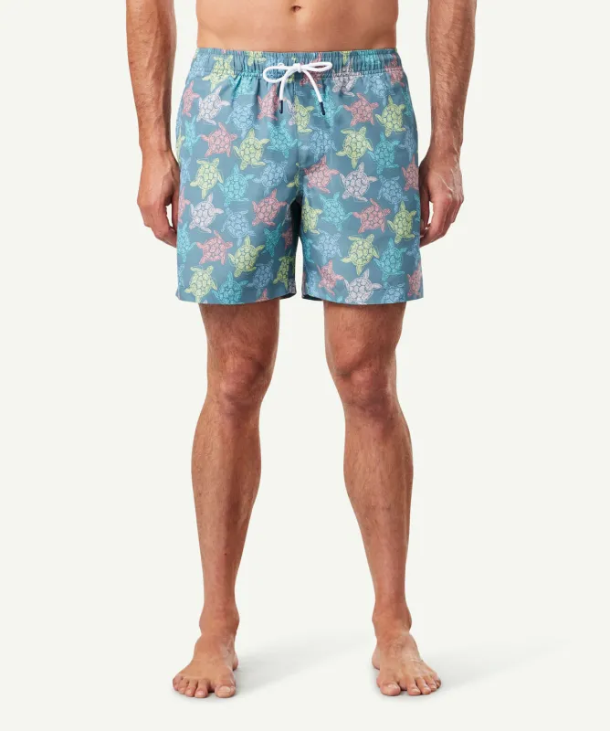 Turtle Swim Shorts - Multi sold by GAZMAN