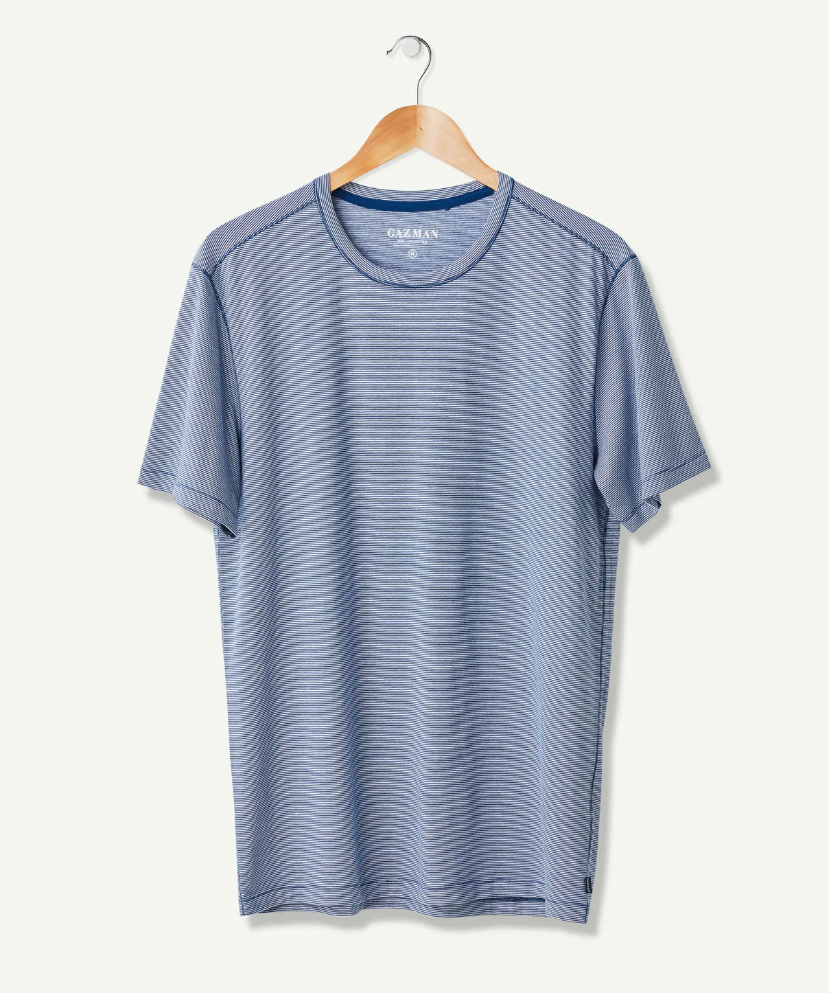 Luxury Stripe Tee - Navy sold by GAZMAN product image thumbnail 2