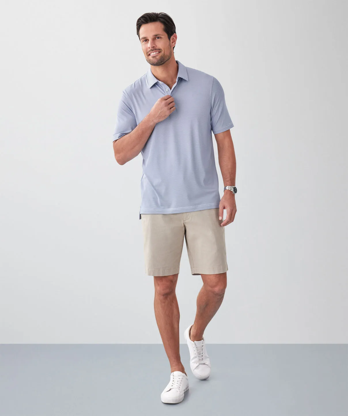 GAZFLEX Stripe Polo - Blue sold by GAZMAN product image thumbnail 4