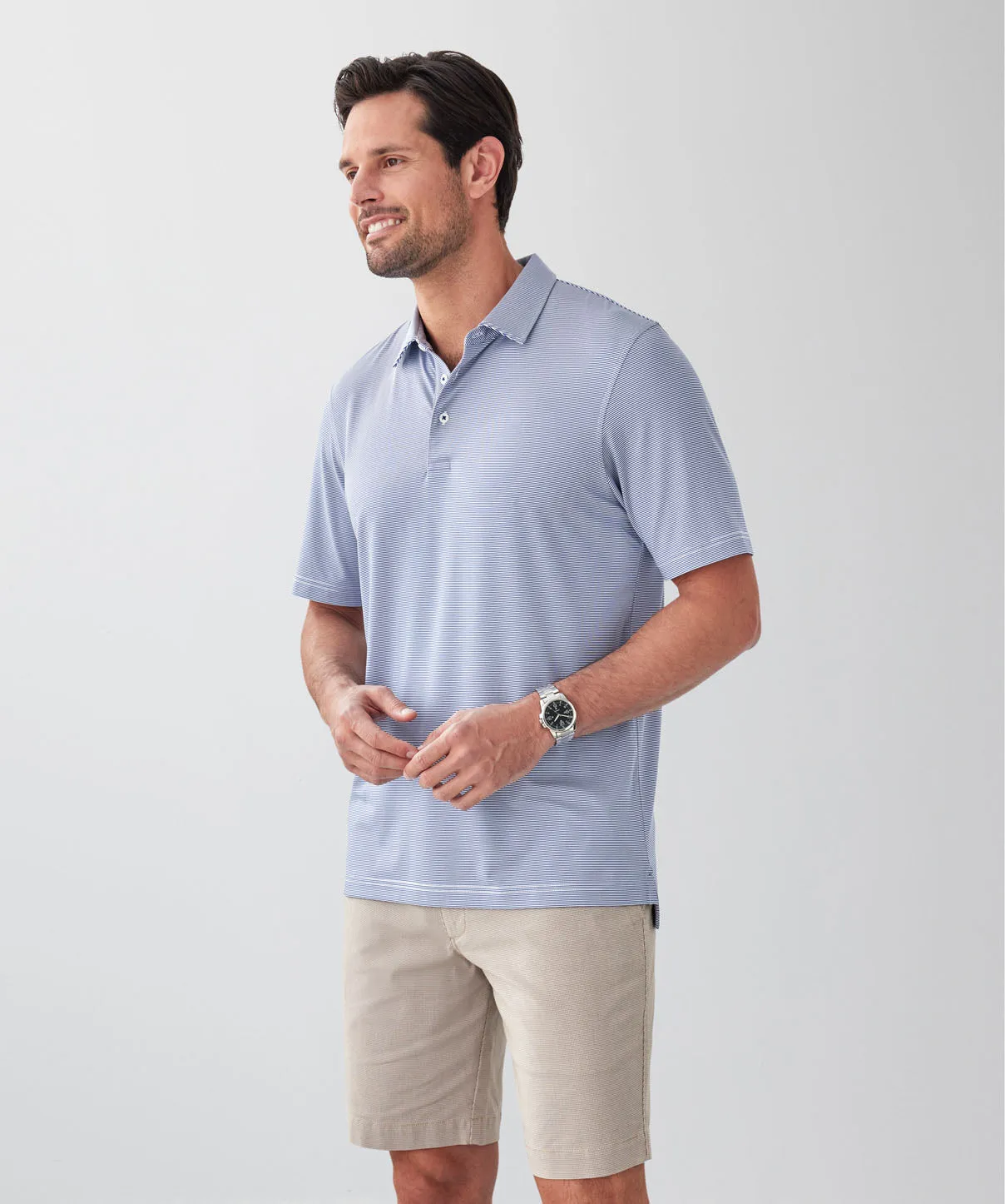 GAZFLEX Stripe Polo - Blue sold by GAZMAN product image thumbnail 5