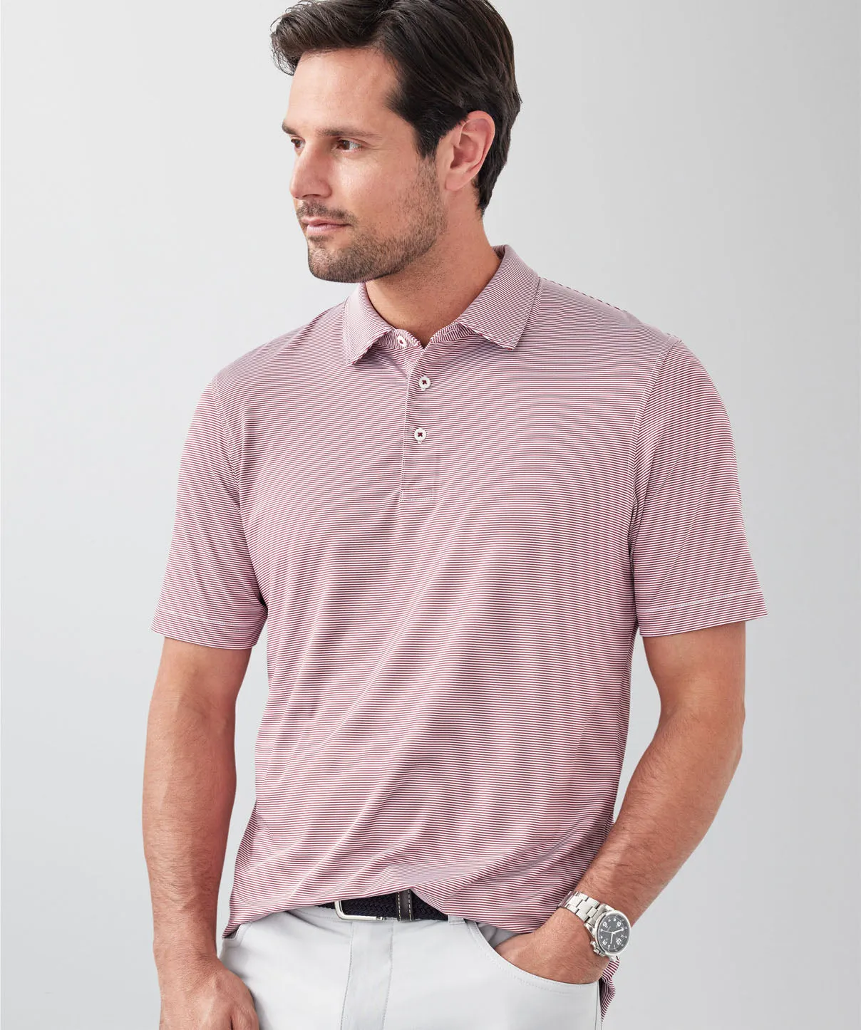 GAZFLEX Stripe Polo - Red sold by GAZMAN product image thumbnail 3