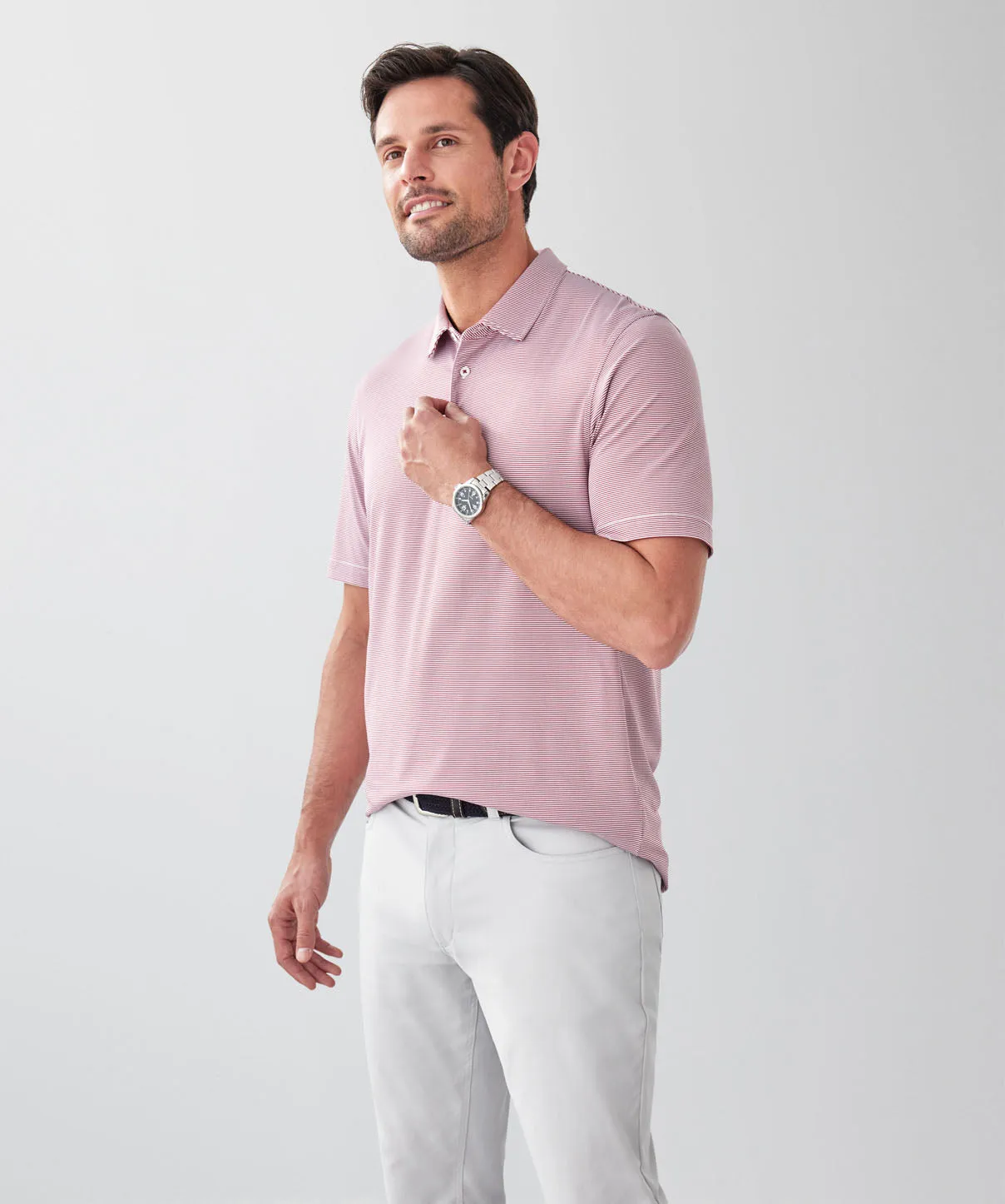 GAZFLEX Stripe Polo - Red sold by GAZMAN product image thumbnail 5