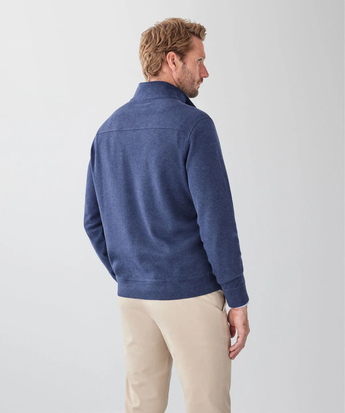 Half Zip Sweat - Navy sold by GAZMAN product image thumbnail 2