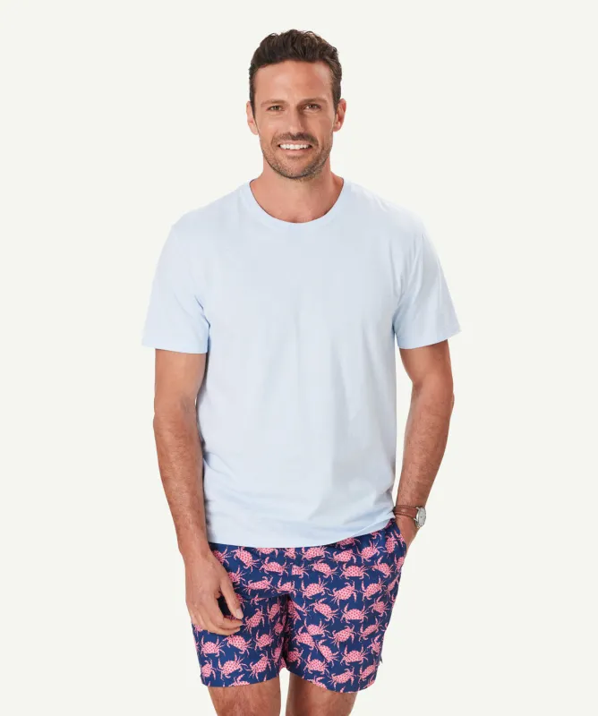 Weekend Stripe T-shirt - Sky Blue sold by GAZMAN