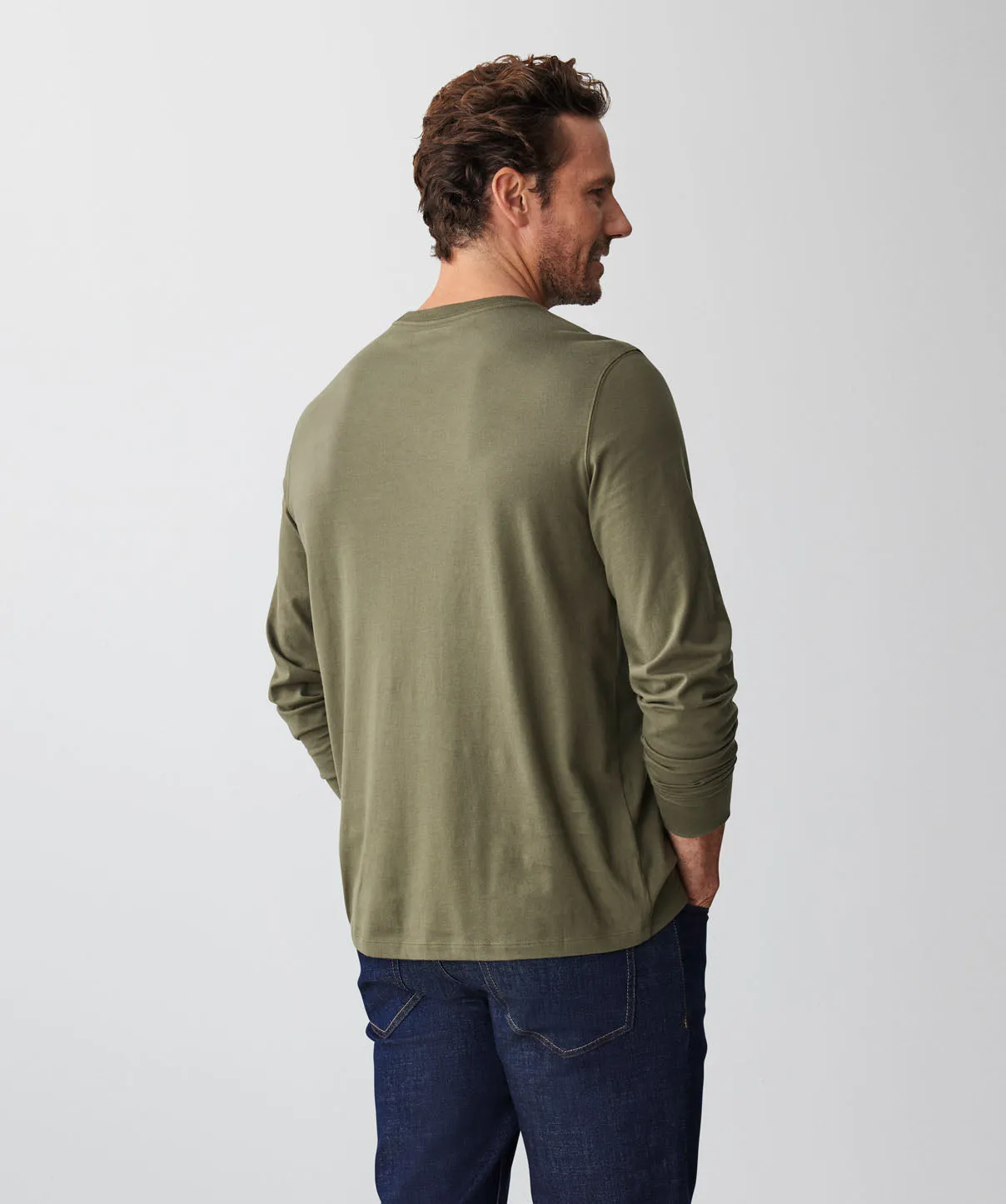 Long Sleeve T-shirt - Khaki sold by GAZMAN product image thumbnail 3
