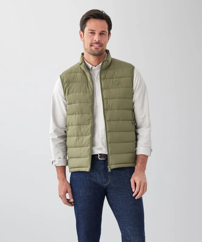 Lightweight Puffer Vest - Khaki sold by GAZMAN