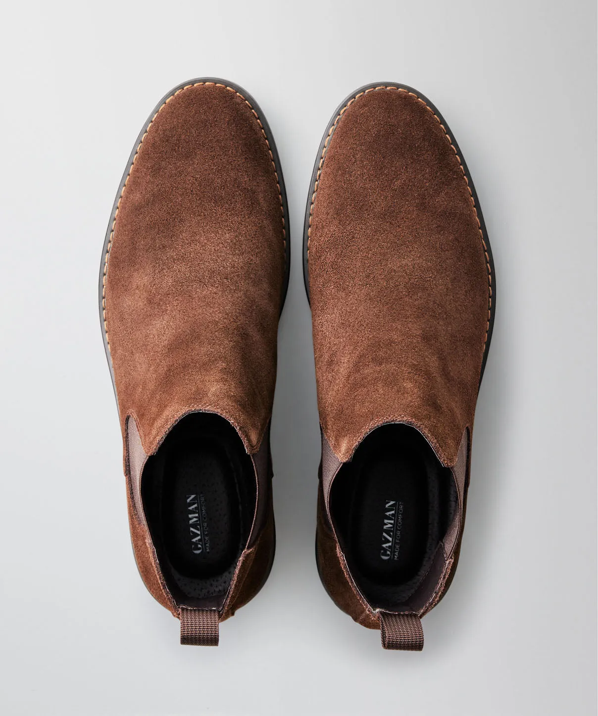 Suede Chelsea Boot - Chocolate sold by GAZMAN product image thumbnail 2