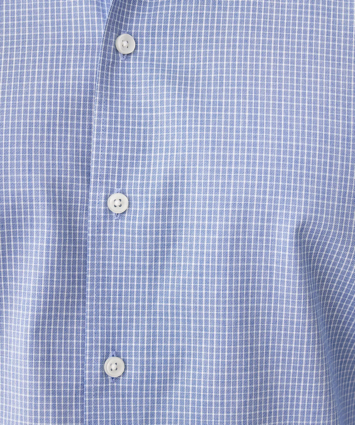 Non-Iron Micro Check Long Sleeve Shirt - Blue sold by GAZMAN product image thumbnail 5