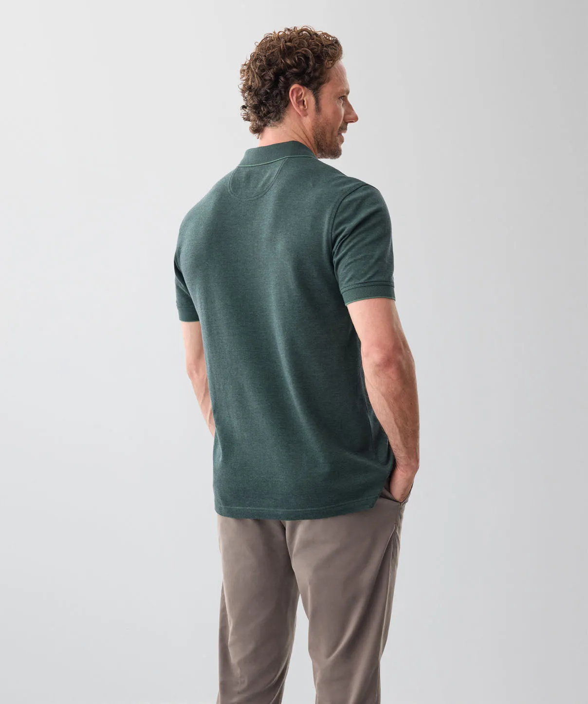 Oxford Pocket Polo - Dark Forest sold by GAZMAN product image thumbnail 3