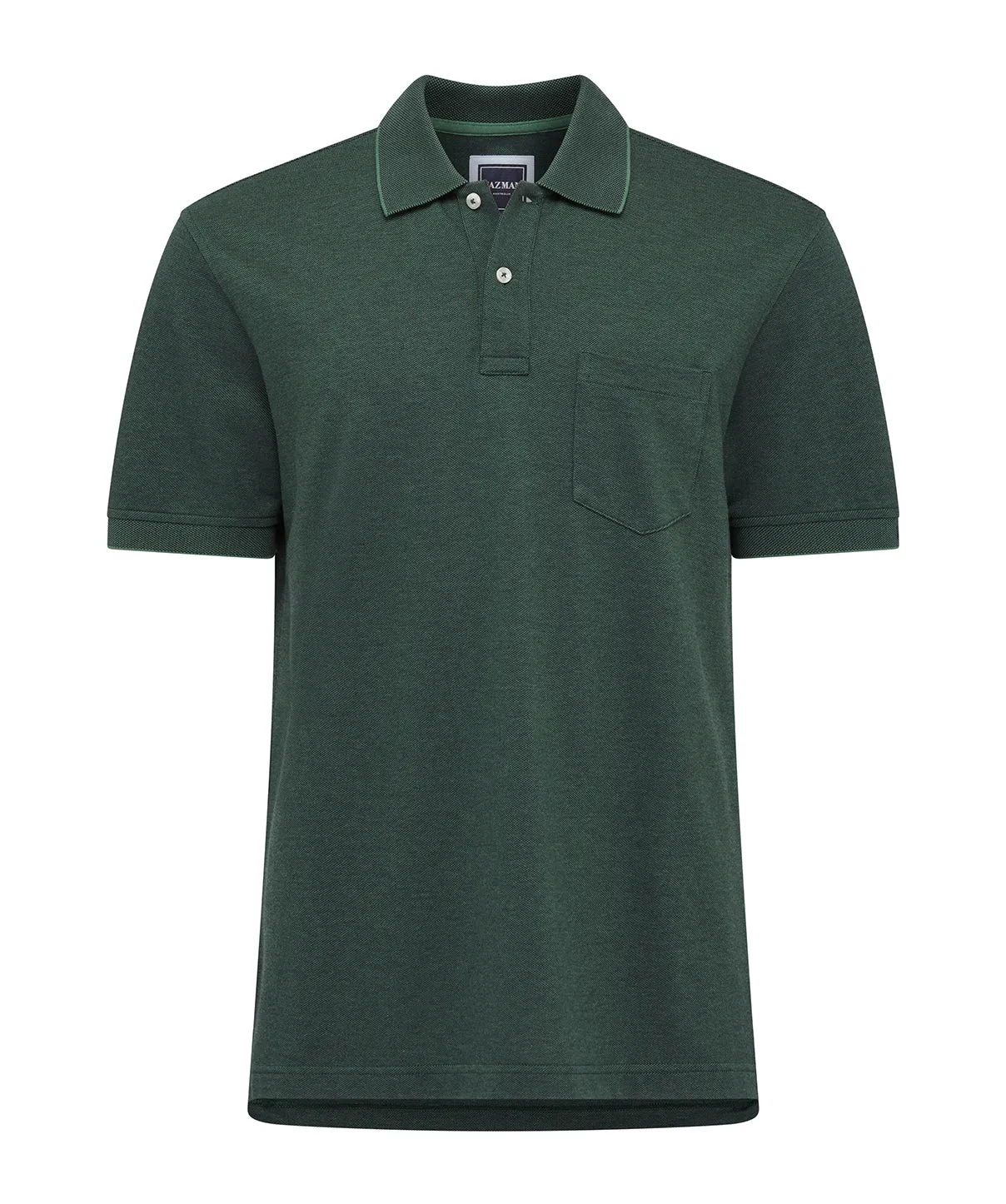 Oxford Pocket Polo - Dark Forest sold by GAZMAN product image thumbnail 2