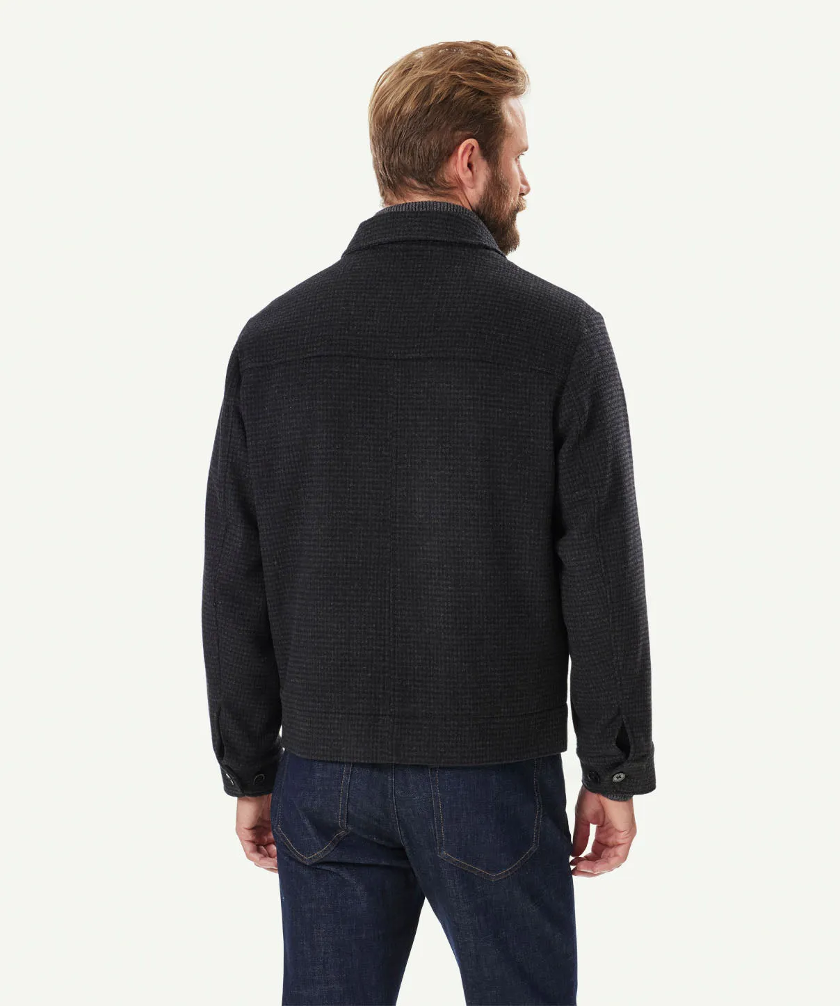 SOHO Harrington Jacket - Charcoal sold by GAZMAN product image thumbnail 3