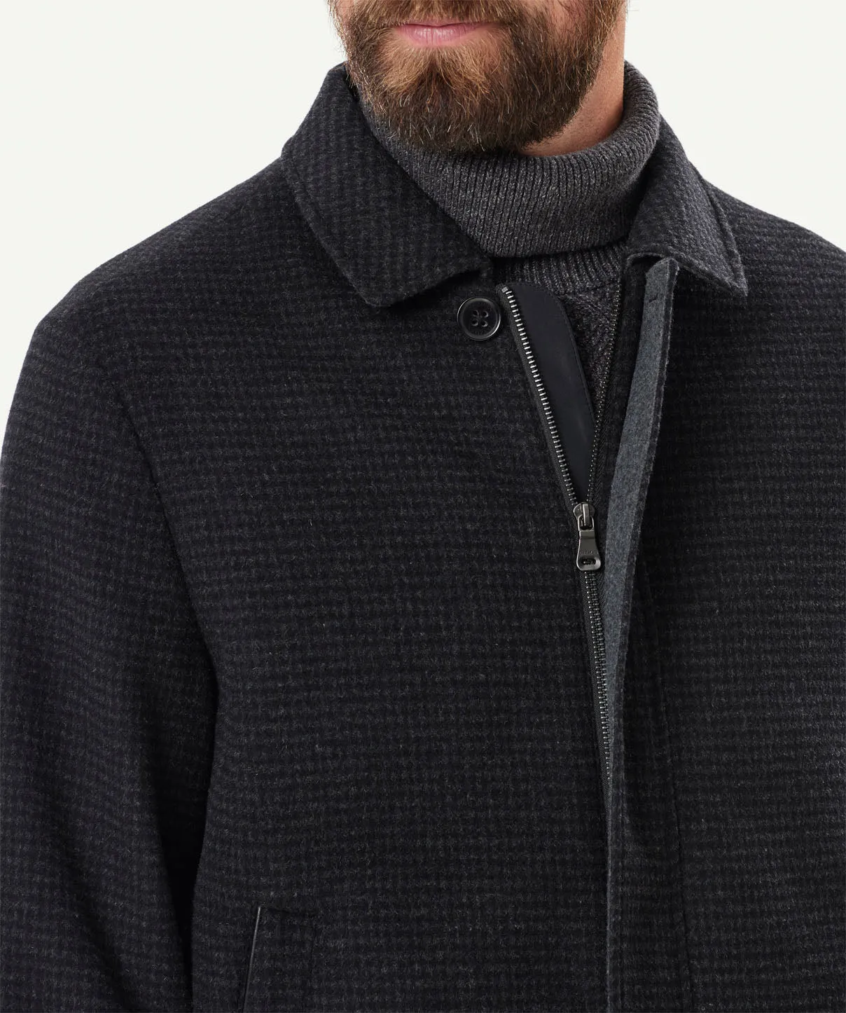 SOHO Harrington Jacket - Charcoal sold by GAZMAN product image thumbnail 4