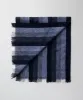 Herringbone Wool Scarf - Charcoal sold by GAZMAN