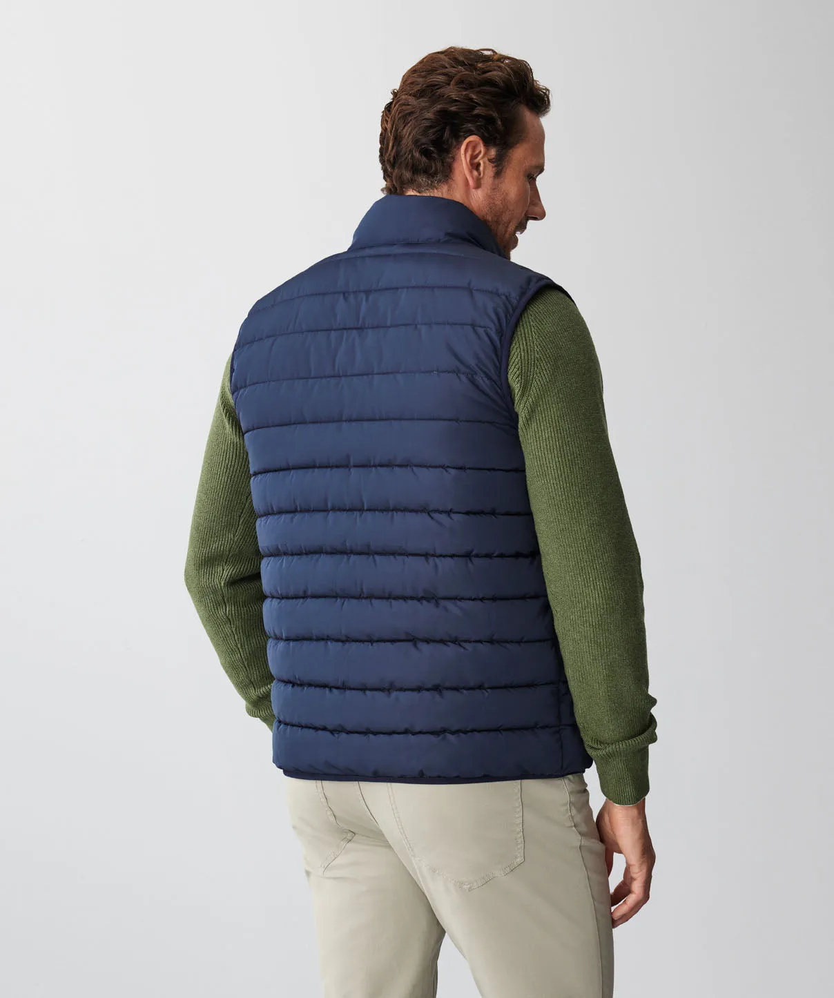 Lightweight Puffer Vest - Navy sold by GAZMAN product image thumbnail 4