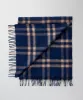 Classic Wool Check Scarf - Blue sold by GAZMAN