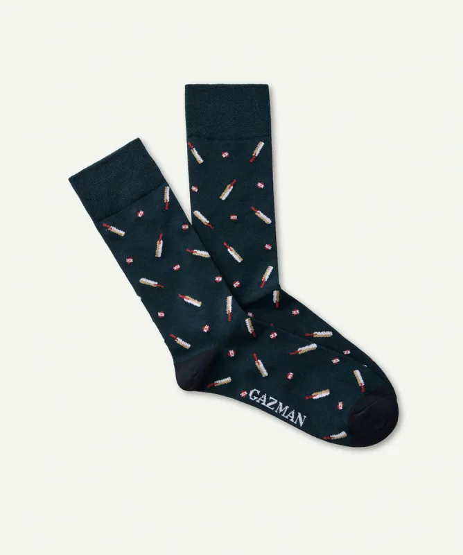 Non Tight Cricket Sock - Green sold by GAZMAN