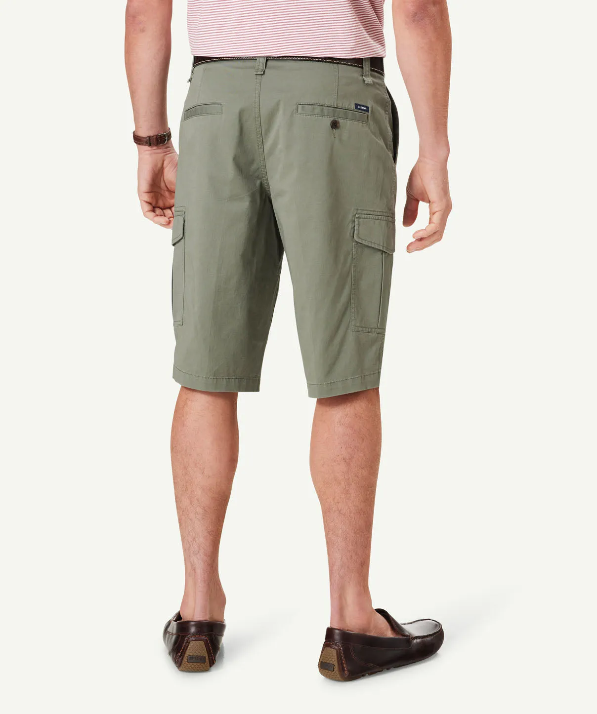 Long Cargo Shorts - Khaki sold by GAZMAN product image thumbnail 3