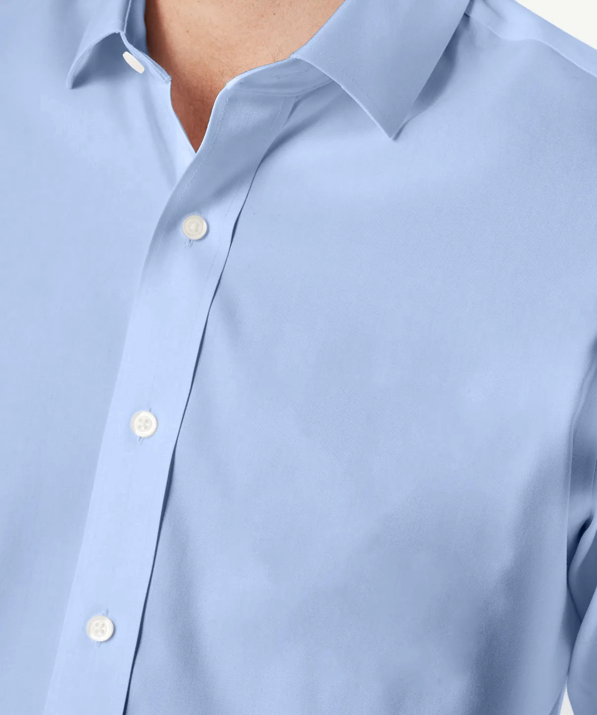 Easy Care Plain Oxford Shirt - Blue sold by GAZMAN product image thumbnail 4