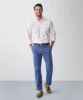 Tailored Plain Casual Oxford Long Sleeve Shirt - Pale Pink sold by GAZMAN
