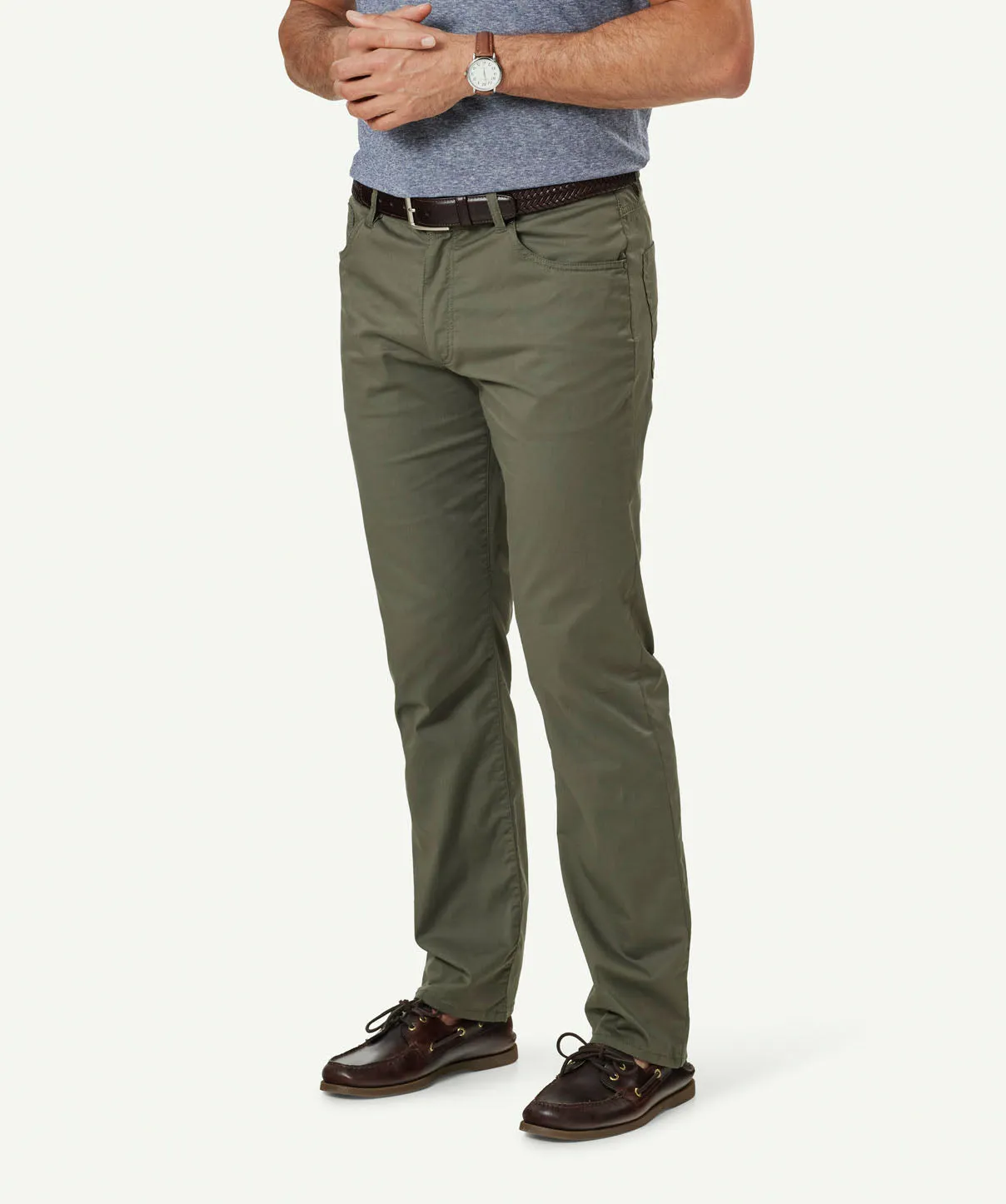 Featherweight Five Pocket Pants - Khaki sold by GAZMAN product image thumbnail 5