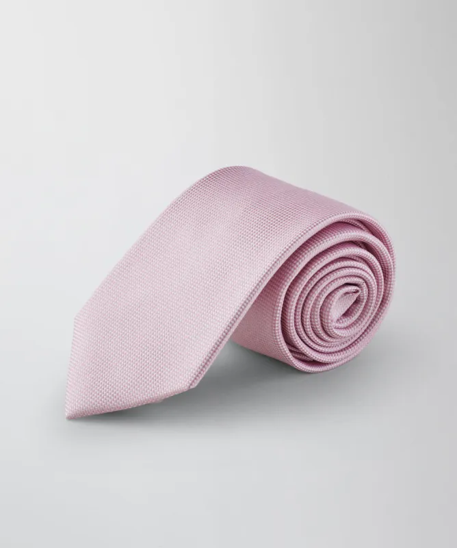Silk Plain Textured Tie - Pink sold by GAZMAN