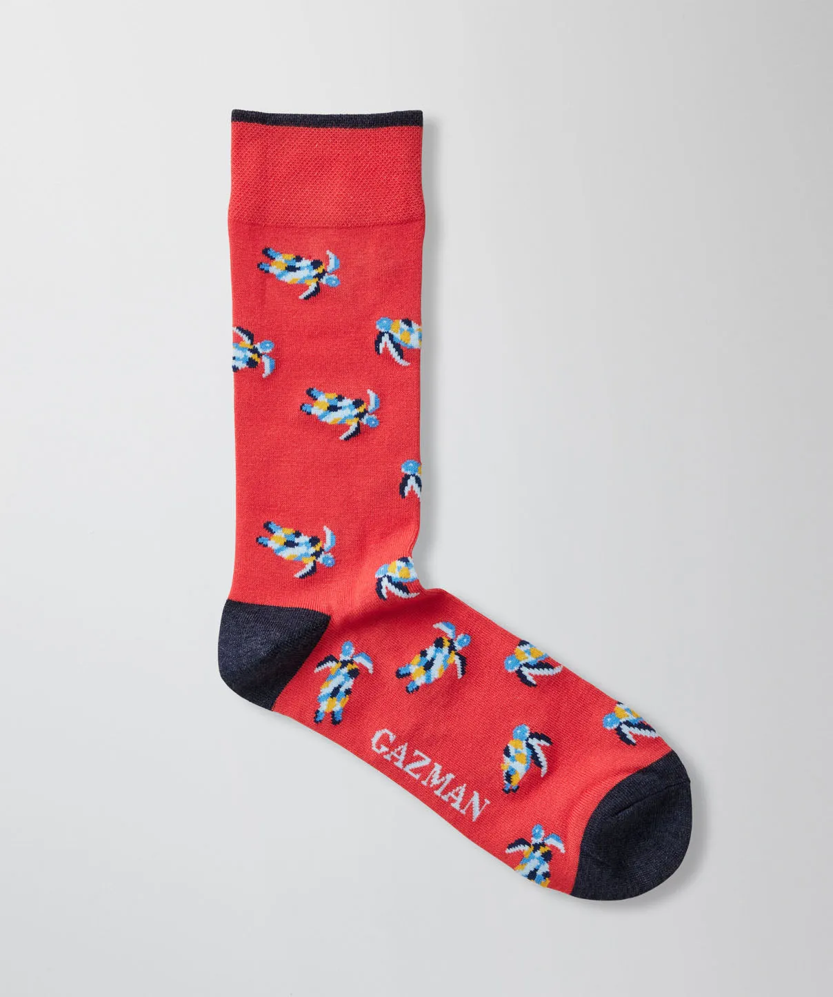 Non Tight Sea Turtle Sock - Red sold by GAZMAN product image thumbnail 4