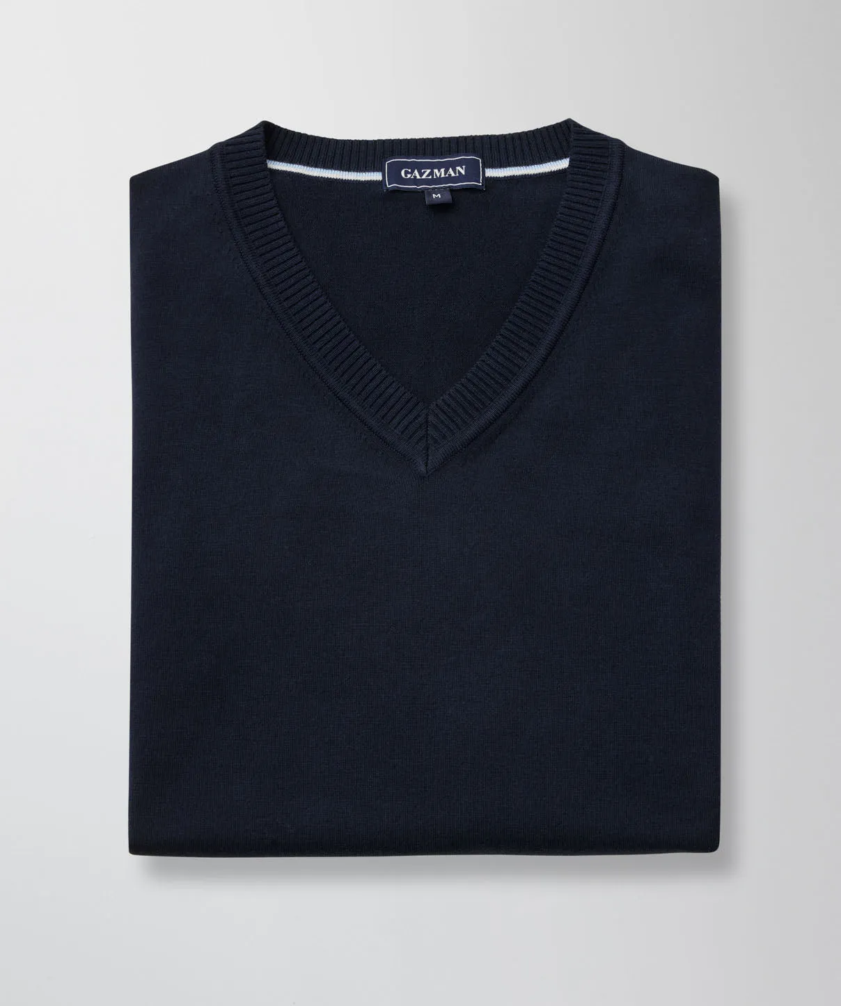 High Flex V-Neck Knit - Navy sold by GAZMAN product image thumbnail 2