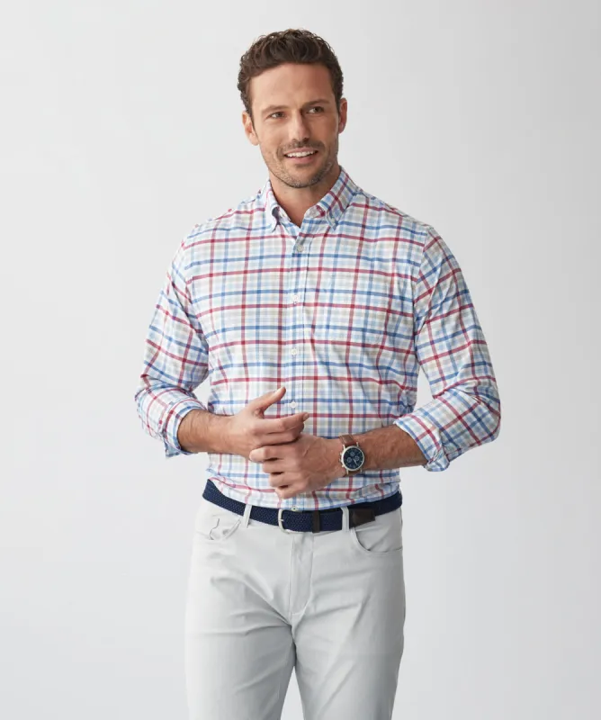 GAZFLEX Performance Check Long Sleeve Shirt - Multi Check sold by GAZMAN