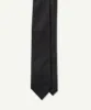 Silk Texture Plain Tie - Black sold by GAZMAN