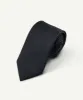 Silk Texture Plain Tie - Black sold by GAZMAN