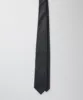 Silk Texture Plain Tie - Black sold by GAZMAN