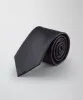 Silk Texture Plain Tie - Black sold by GAZMAN