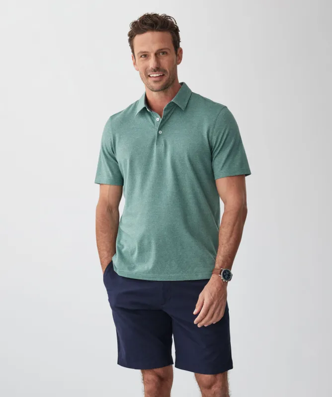 GAZFLEX Textured Polo - Green sold by GAZMAN