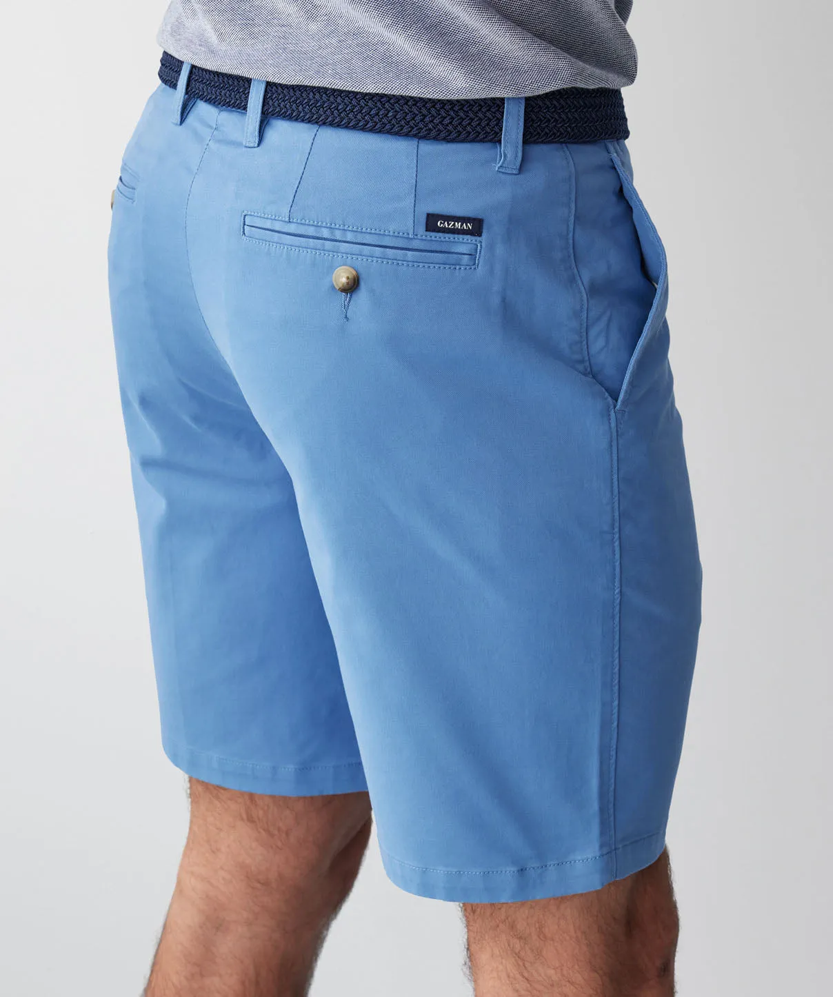 Comfort Twill Shorts - Blue sold by GAZMAN product image thumbnail 4