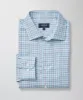 Non-Iron Twill Check Long Sleeve Shirt - Blue sold by GAZMAN