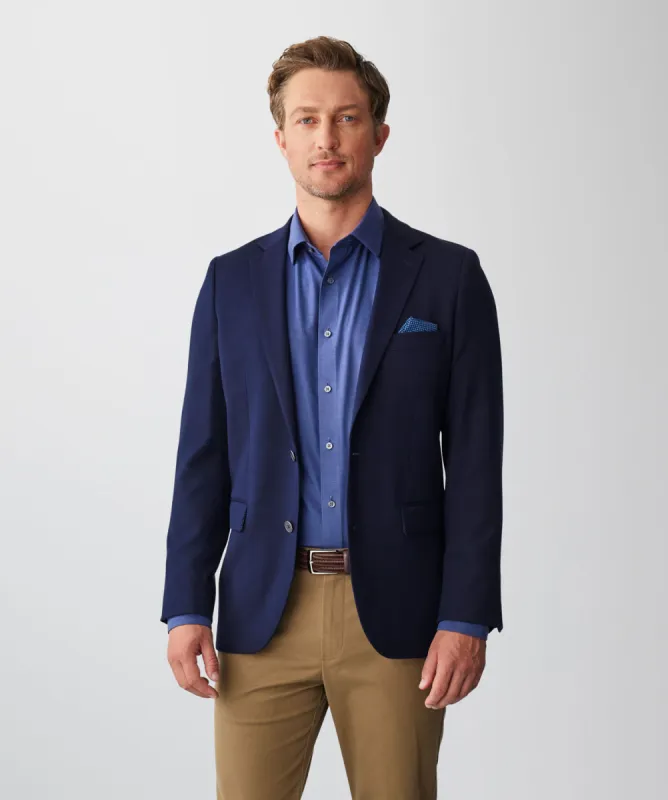 Performance Stretch Sports Jacket - Navy sold by GAZMAN