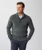 Wool Blend Button Neck Knit - Khaki sold by GAZMAN