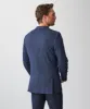 Stretch Houndstooth Sports Jacket - Navy sold by GAZMAN