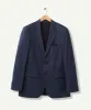 Stretch Houndstooth Sports Jacket - Navy sold by GAZMAN