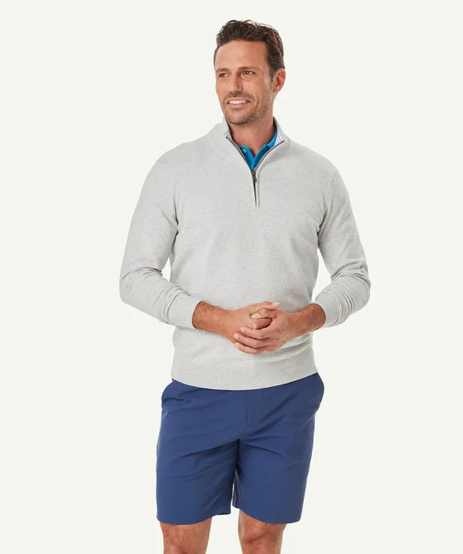 High Flex Half Zip Knit - Ecru sold by GAZMAN