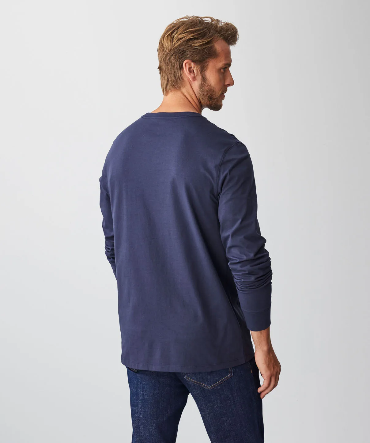 Long Sleeve T-shirt - Navy sold by GAZMAN product image thumbnail 5